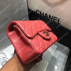 Chanel Mini Flap Bag Red - Image 5