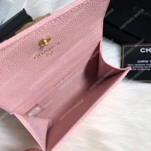 Chanel Boy Small Flap Wallet Pink - Image 5