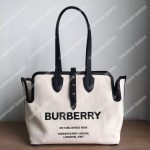 Burberry The Medium Soft Cotton Canvas Belt Bag Black