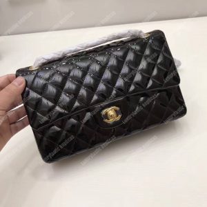 Chanel Classic Medium Flap Bag Black - Image 7
