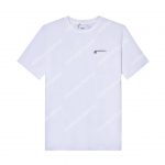Burberry Location Print Cotton Oversized T-shirt White