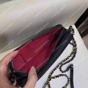 Chanel Clutch With Chain Black - Image 6