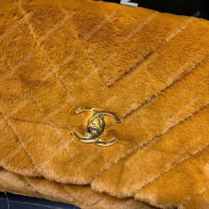 Chanel Flap Bag With Top Handle Beige - Image 7