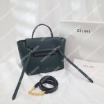 Celine Micro Belt Bag In Grained Calfskin Amazone