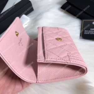 Chanel Boy Small Flap Wallet Pink - Image 4