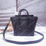 Celine Nano Luggage Tote Black