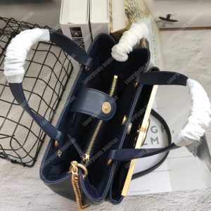 Chanel Large Shopping Bag Navy Blue - Image 3