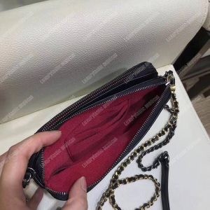 Chanel Clutch With Chain Black - Image 5