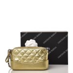 Chanel Clutch With Chain Diamond Metallic