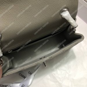 Chanel Mini Flap Bag Grey - Image 4