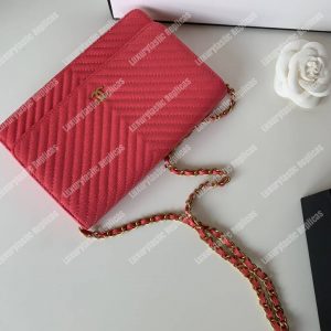 Chanel Wallet On Chain Pink - Image 6