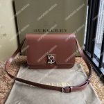 Burberry Small Leather TB Bag Brown