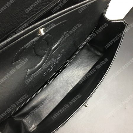 Chanel Classic Medium Handbag Black - Image 3