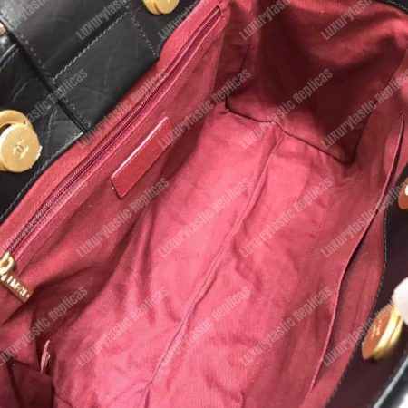 Chanel Large Shopping Bag Black (30cm) - Image 8