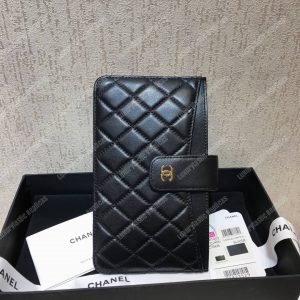 Chanel Classic Pouch Lambskin Leather Black - Image 4