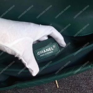 Chanel Reversed Clutch Green - Image 5