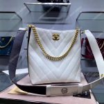 Chanel Hobo Handbag White