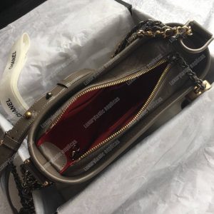 Chanel’s Gabrielle Small Hobo Bag Brown - Image 4