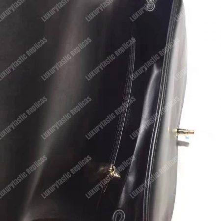 Chanel Medium Flap Bag With Top Handle Black - Image 4