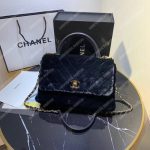Chanel Flap Bag With Top Handle Black