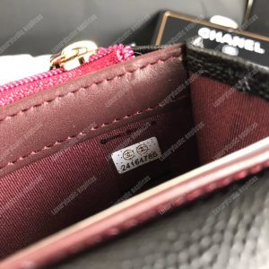 Chanel Classic Long Flap Wallet Gold Tone Black - Image 9