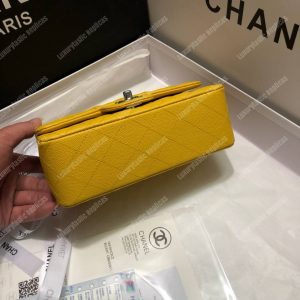 Chanel Mini Flap Bag Yellow - Image 5