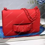 Mini J’Adior Red Ultra Matte Flap Bag