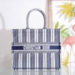 Dior Book Tote Bag Marbella Exclusive Blue