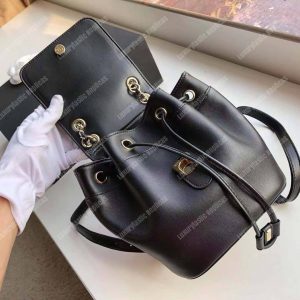 Chanel Lambskin Gold-Tone Metal Backpack Black - Image 8