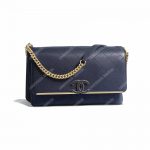 Chanel Classic Flap Bag Navy Blue