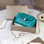 BVL Serpenti Forever Techno-Hybrid Wallet Deep Jade