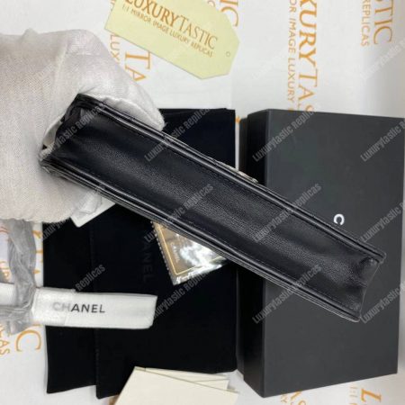 Chanel Le Boy Wallet On Chain – WOC Black Quilted Lambskin Silver-Toned - Image 17