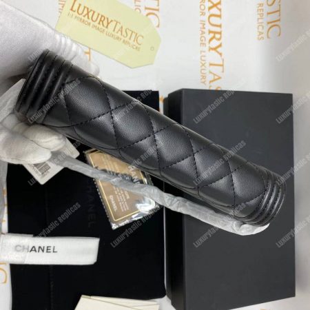 Chanel Le Boy Wallet On Chain – WOC Black Quilted Lambskin Silver-Toned - Image 16