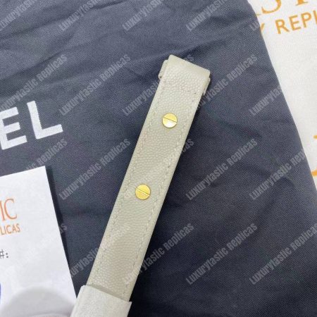 Chanel Boy Medium Handbag Grey - Image 11