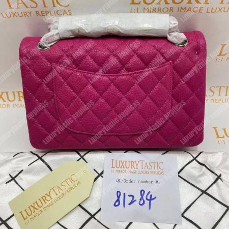 Chanel Medium Classic Handbag Pink - Image 10