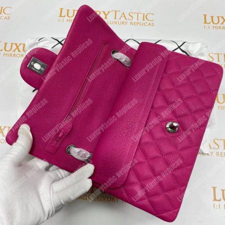 Chanel Medium Classic Handbag Pink - Image 12