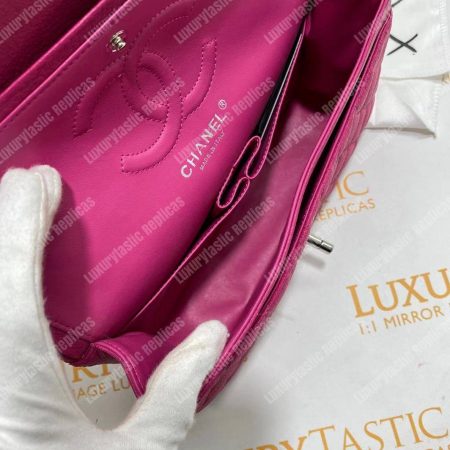Chanel Medium Classic Handbag Pink - Image 18