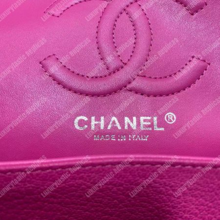 Chanel Medium Classic Handbag Pink - Image 15
