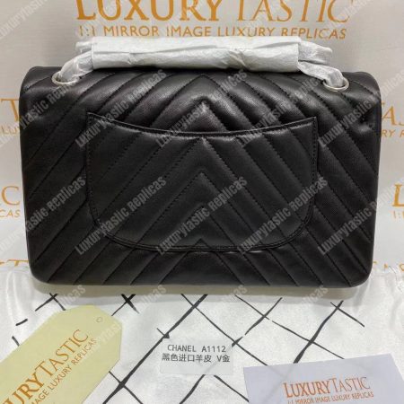 Chanel Classic Medium Handbag Black - Image 19