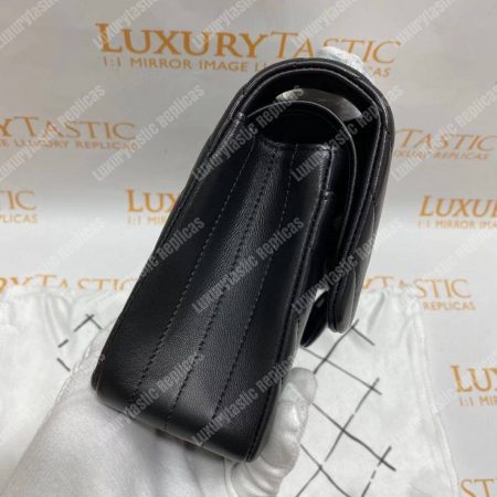 Chanel Classic Medium Handbag Black - Image 21