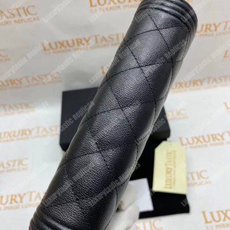 Chanel Le Boy Wallet On Chain – WOC Grained Calfskin Gold-Toned Black - Image 14