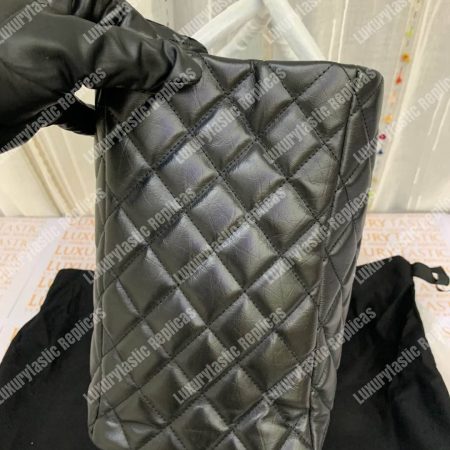 Chanel Large Shopping Bag Black (30cm) - Image 16