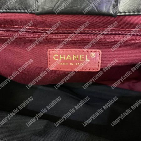 Chanel Large Shopping Bag Black (30cm) - Image 12