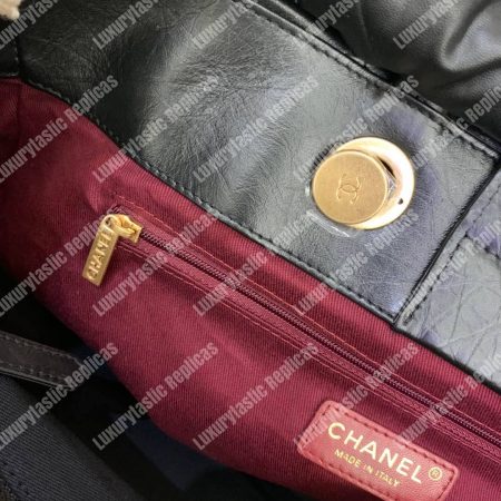Chanel Large Shopping Bag Black (30cm) - Image 11