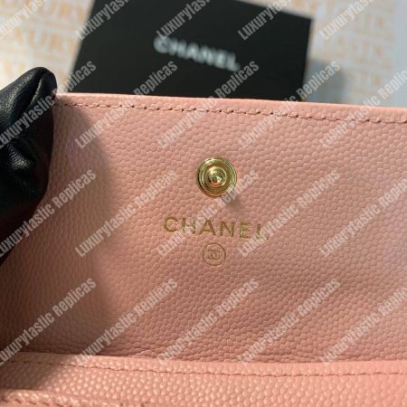 Chanel Boy Small Flap Wallet Pink - Image 9