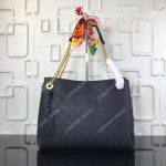 LV Surene MM Monogram Empreinte Leather Noir