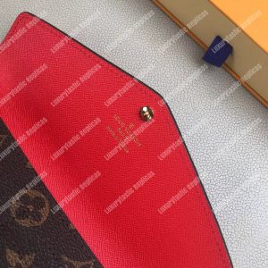 LV Sarah Wallet My LV World Tour Monogram Red - Image 5