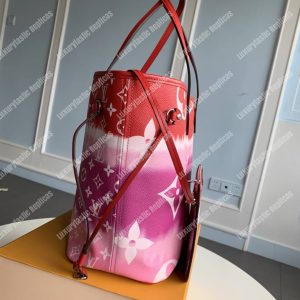LV Escale Neverfull MM Rouge - Image 6