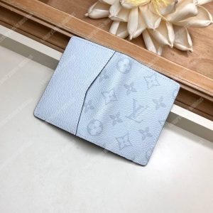 LV Pocket Organiser K45 Taiga Monogram White - Image 4