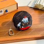 LV Round Coin Purse Monogram Canvas